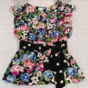 Colorful anthropologie top